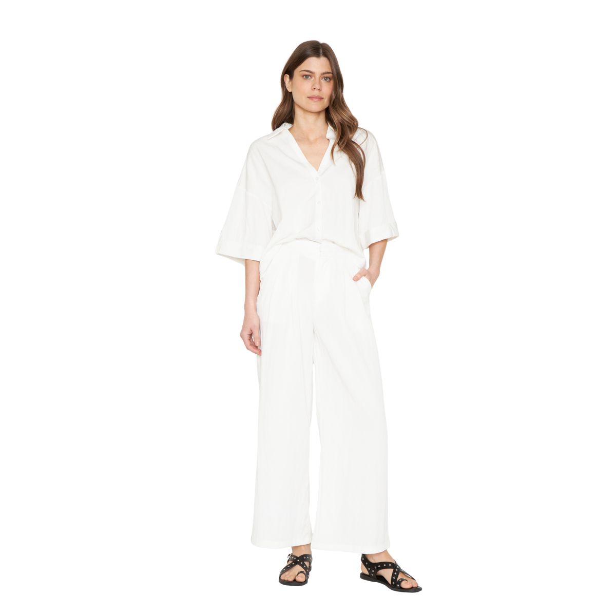 JACINTA TIENDA - Pantalon Elena blanco Jacinta Tienda