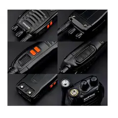 GENERICO - Walkie Talkie Profesional Baofeng UHF Recargable Negro