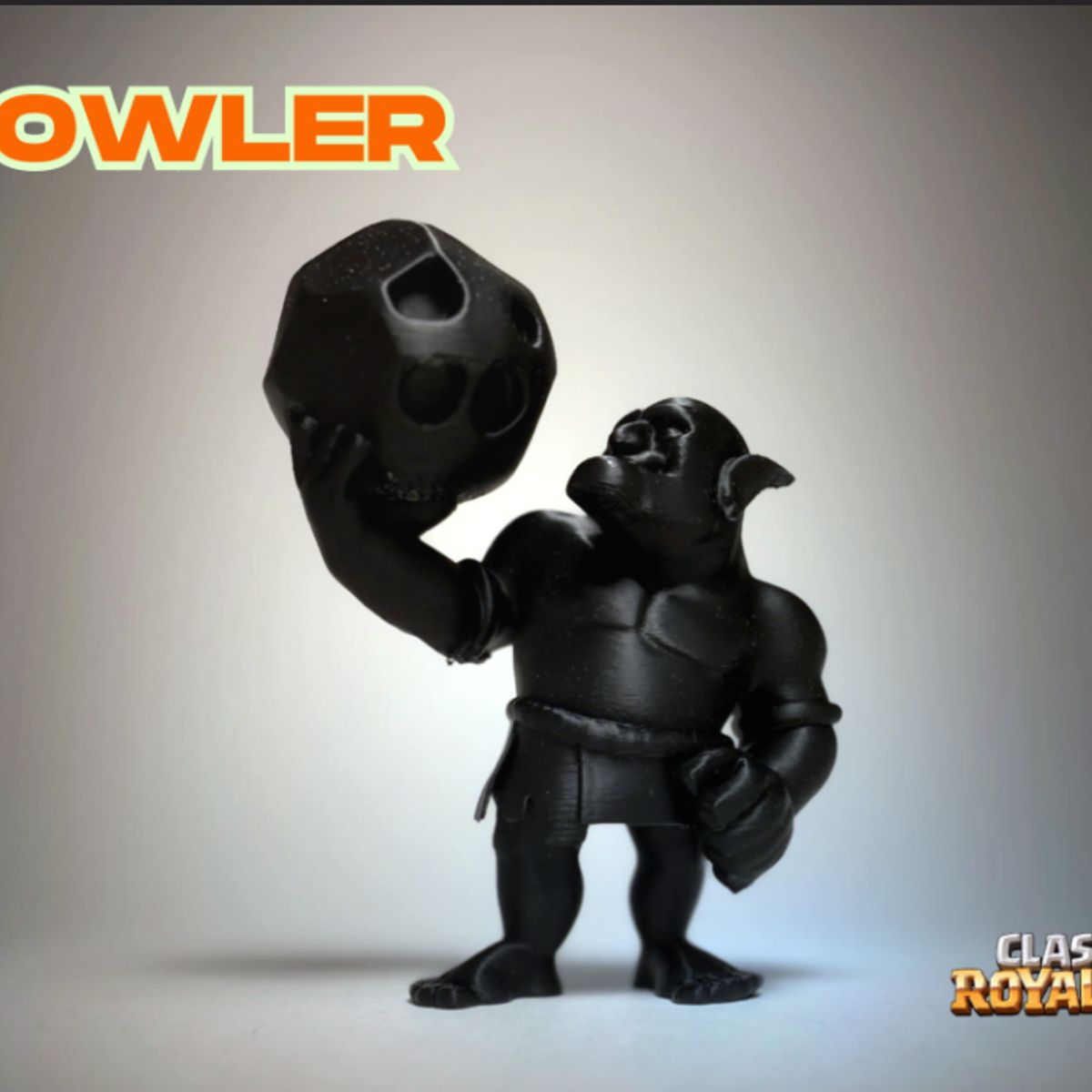 GENERICO - Figura Decorativa Lanzarrocas Clash Royale