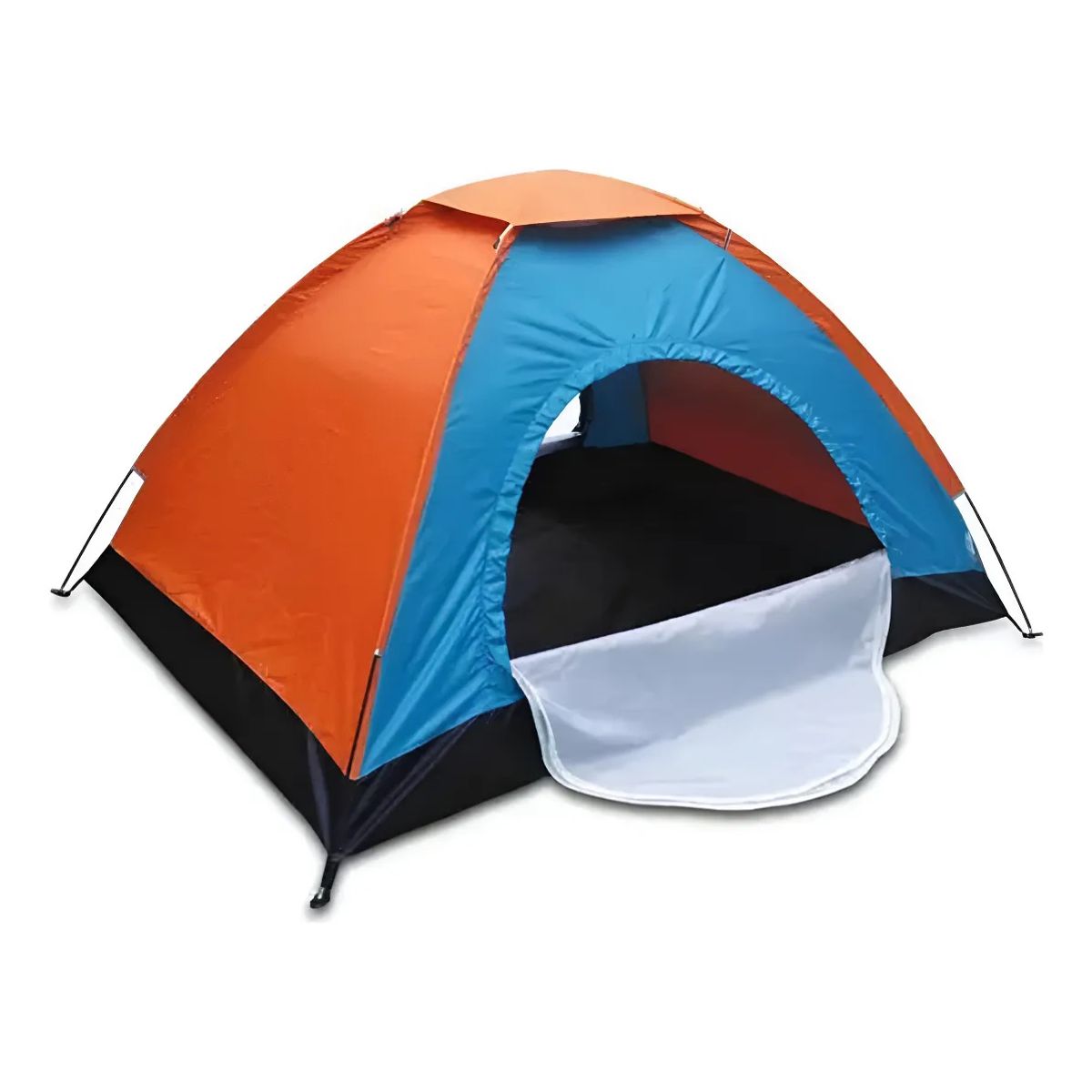 GENERICO - Carpa Camping 4 Personas con 2 Puertas Mosquitero Armado Automatico