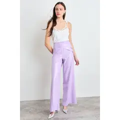 IO - Pantalon Liso Mujer Morado
