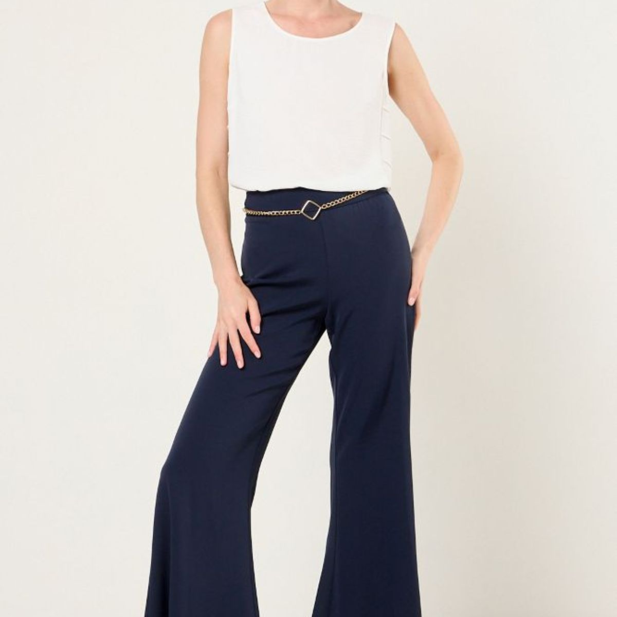 MA GRIFFE - Calza Mujer Azul Magriffe