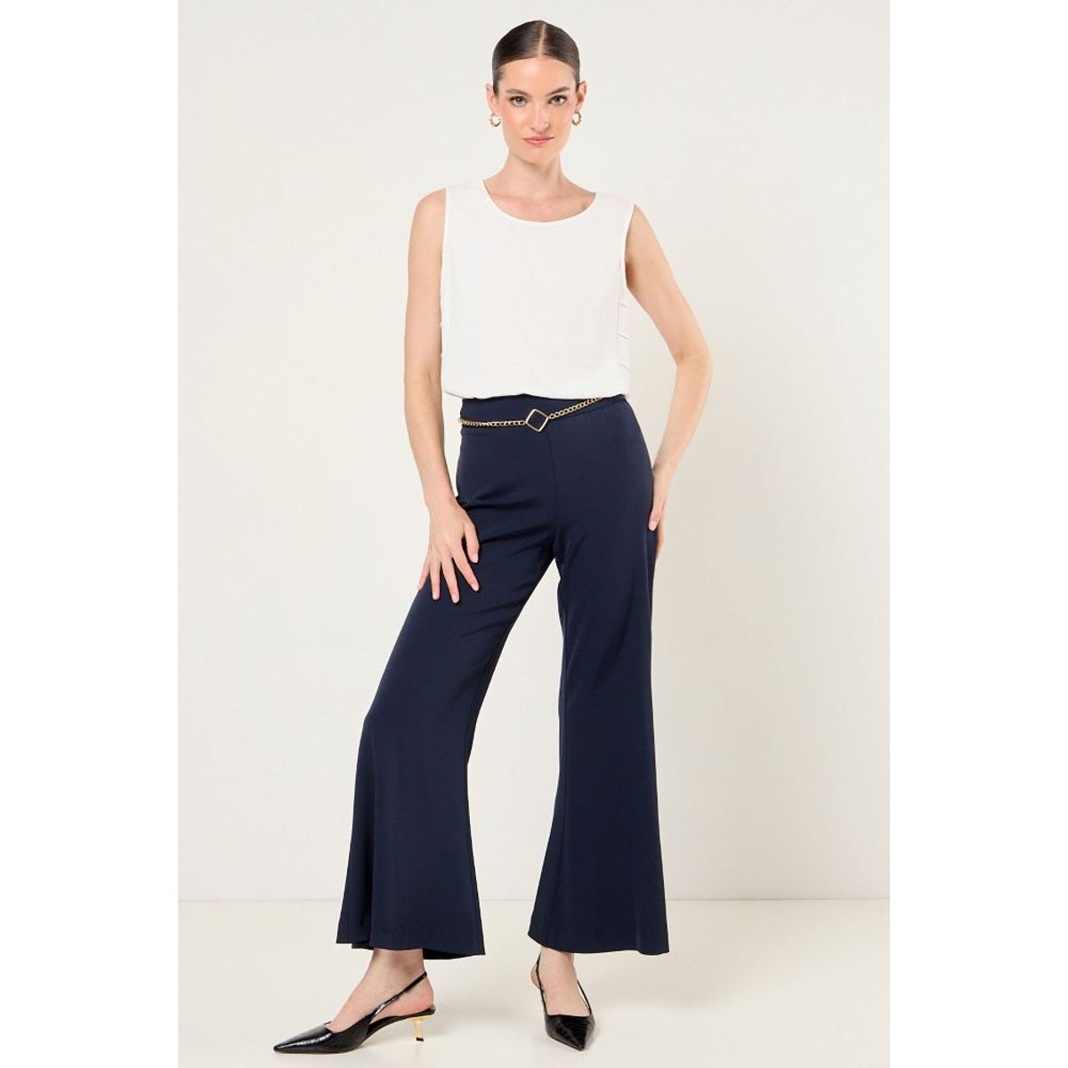 MA GRIFFE - Calza Mujer Azul Magriffe