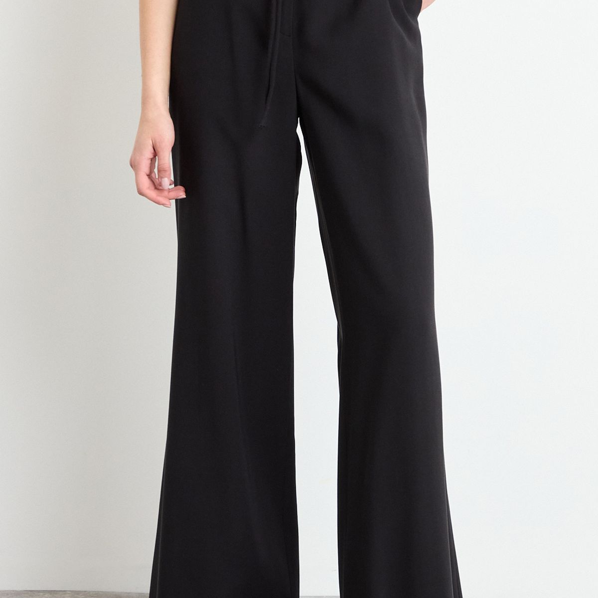 IO - Pantalon Liso Mujer Negro Io