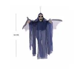 HALLOWEEN - FANTASMA CON ALAS ANIMATRONICS AZUL