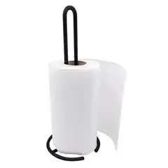 STOREFIX - PORTA TOALLAS DE PAPEL PARA COCINA COLOR NEGRO