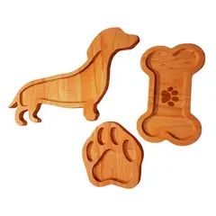 GENERICO - SET 3 TABLAS DOG LOVERS