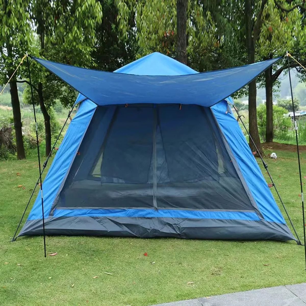 GENERICO - Tienda De Camping Carpa Automatica Iglu 6Pnas Con Techo 220220160cm