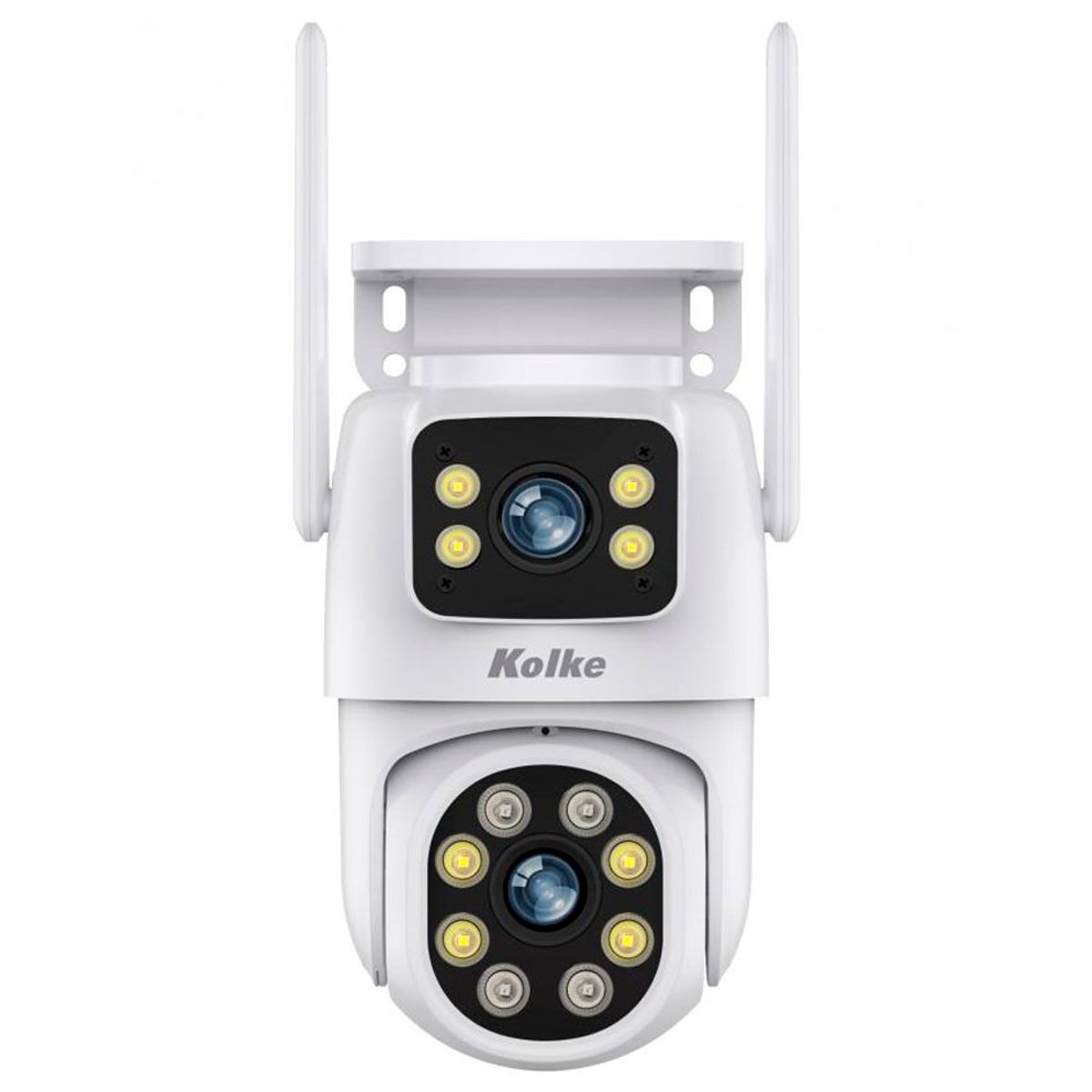 KOLKE - Cámara de Seguridad Doble Kolke IP PT Visión Nocturna Color