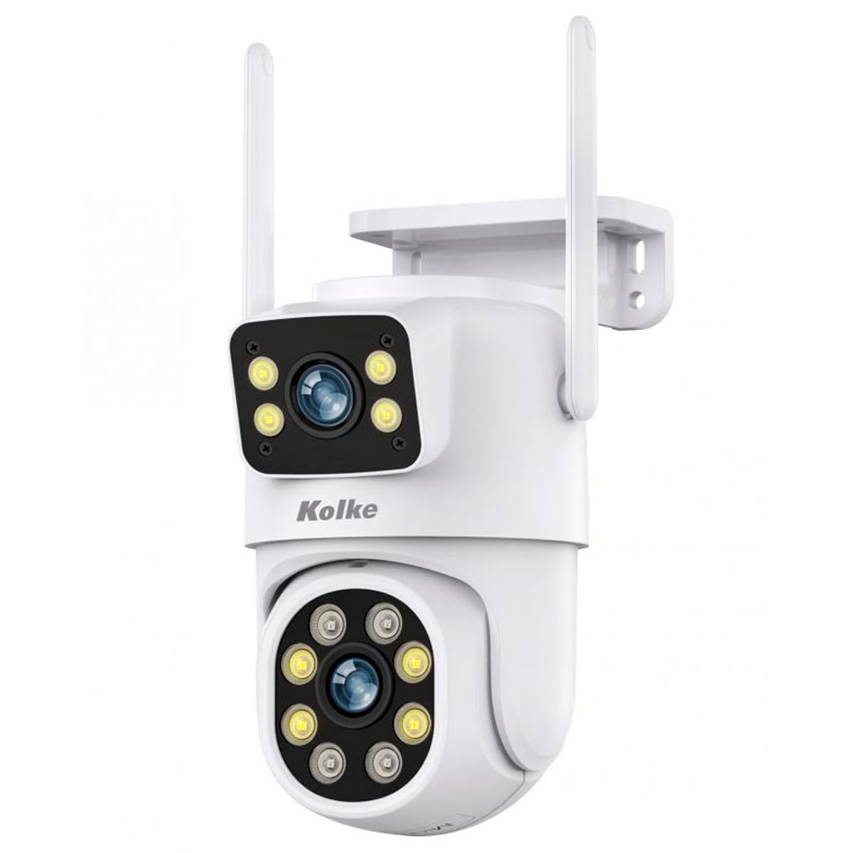 KOLKE - Cámara de Seguridad Doble Kolke IP PT Visión Nocturna Color