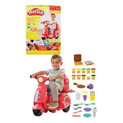 PLAY DOH - Moto Scooter Repartidora De Pizzas Juguete