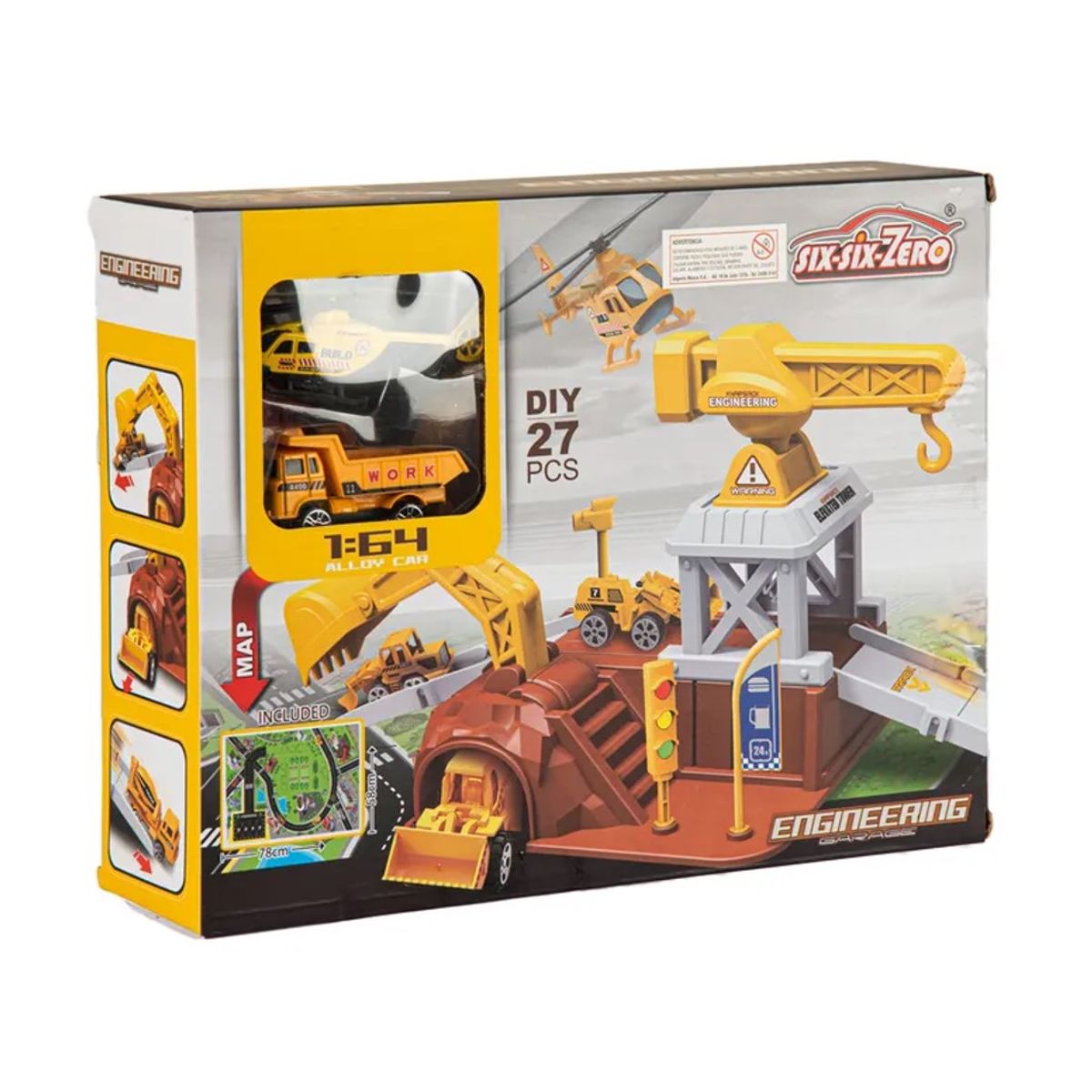 GENERICO - Juguetes Autos De Construcción Y Set De Juego