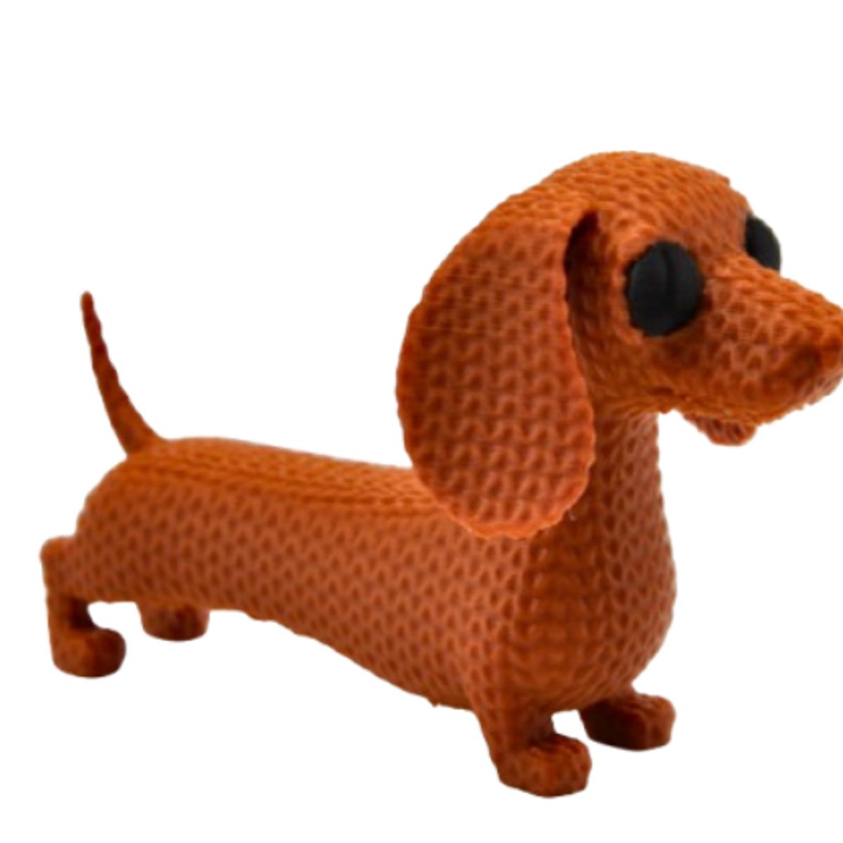 GENERICO - Figura Decorativa- Perro Salchicha de Punto