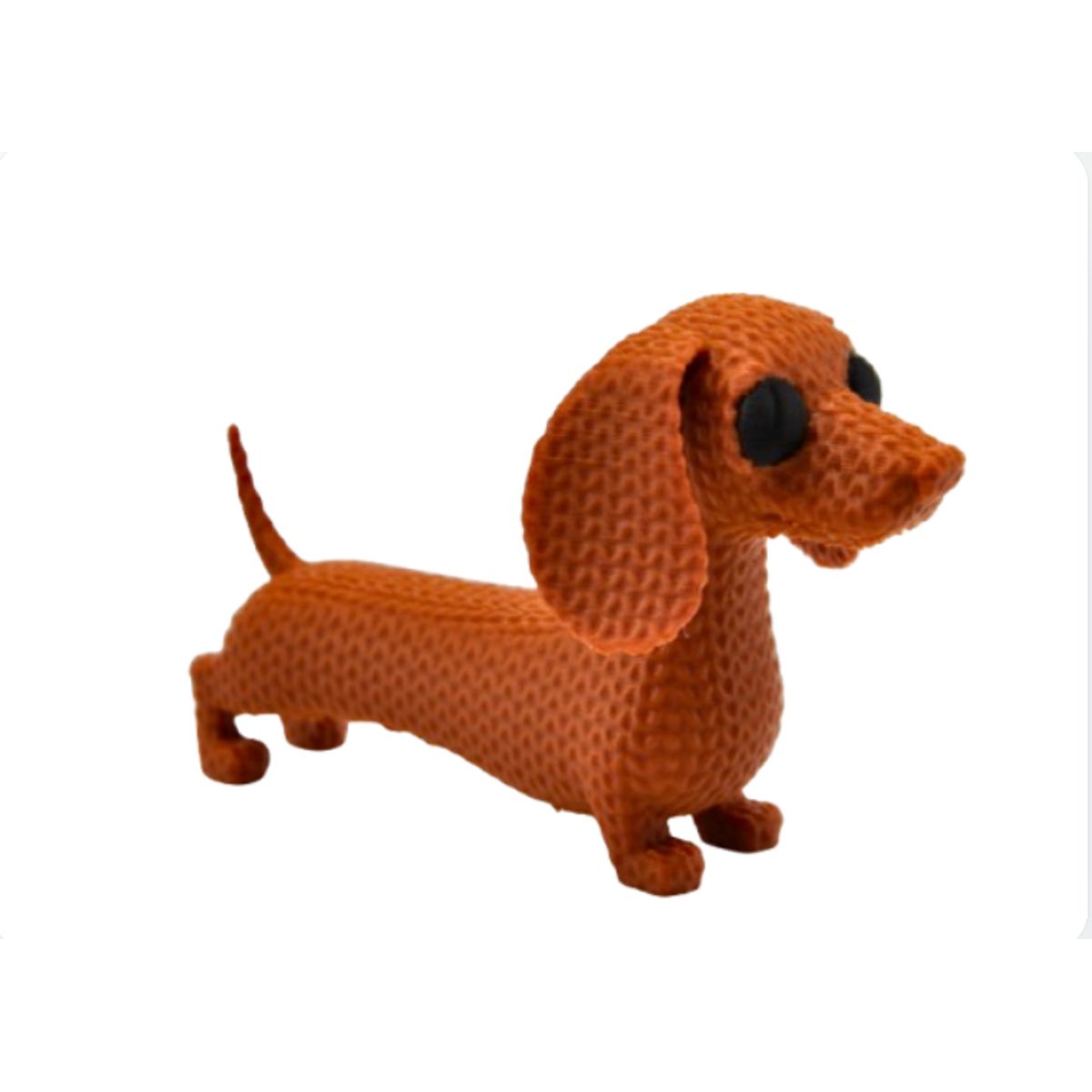 GENERICO - Figura Decorativa- Perro Salchicha de Punto