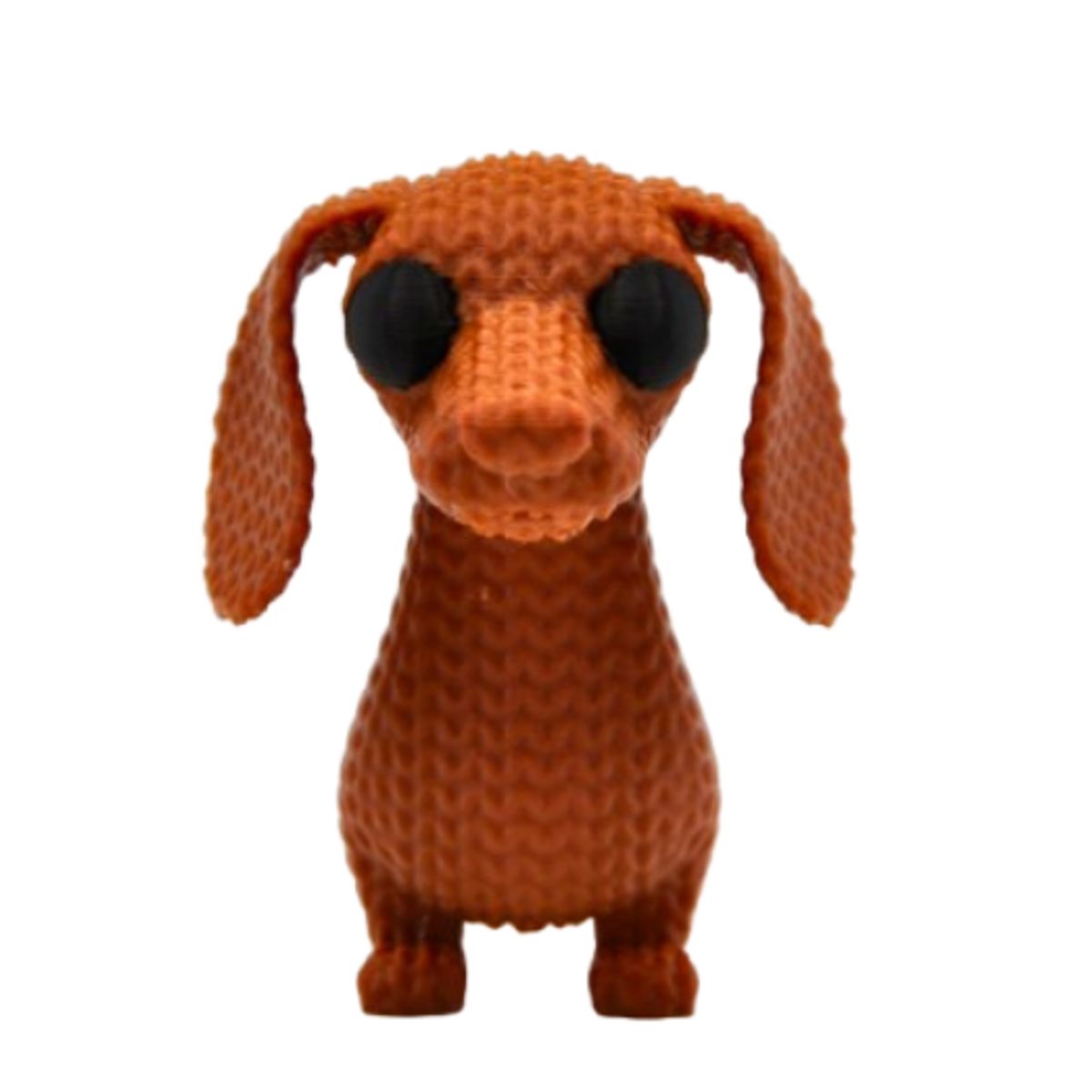 GENERICO - Figura Decorativa- Perro Salchicha de Punto