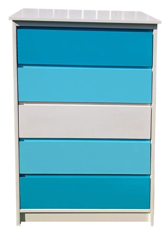 Cajonera Celeste Calipso 5 cajones Minimal