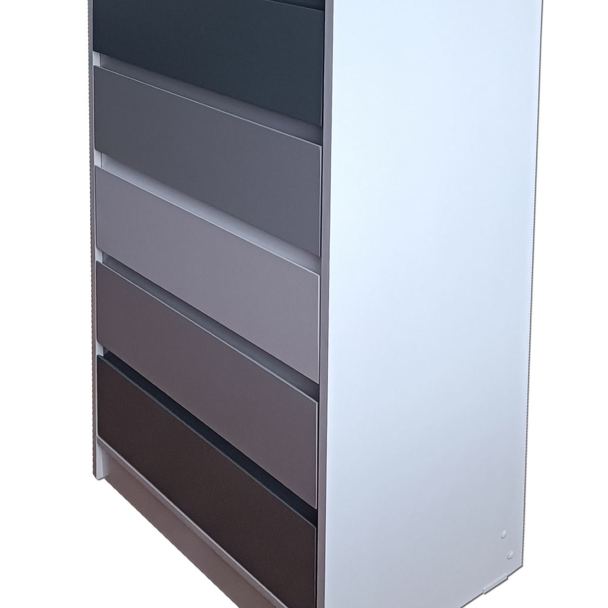 DECORACION CREATIVA - Cajonera Gris Grafito 5 cajones Minimal