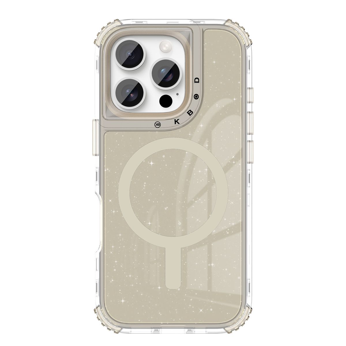 KBOD - Carcasa 360 Magnética De Brillo Kbod Urban Play Metallic Para iPhone 16 Dorado