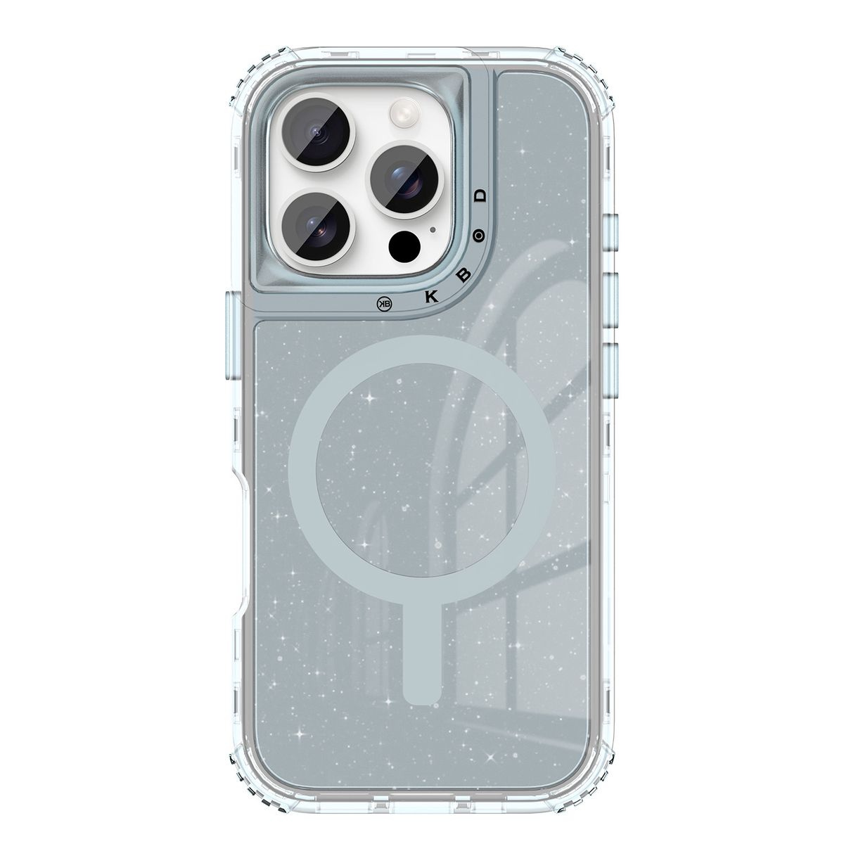 KBOD - Carcasa 360 Magnética De Brillo Kbod Urban Play Metallic Para iPhone 16 Pro Max Azul