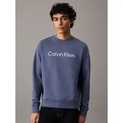 CALVIN KLEIN - Polerón Relaxed con Logo Hero Morado
