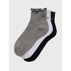 CALVIN KLEIN - Pack 3 Calcetines Cushion Ruffle Multicolor