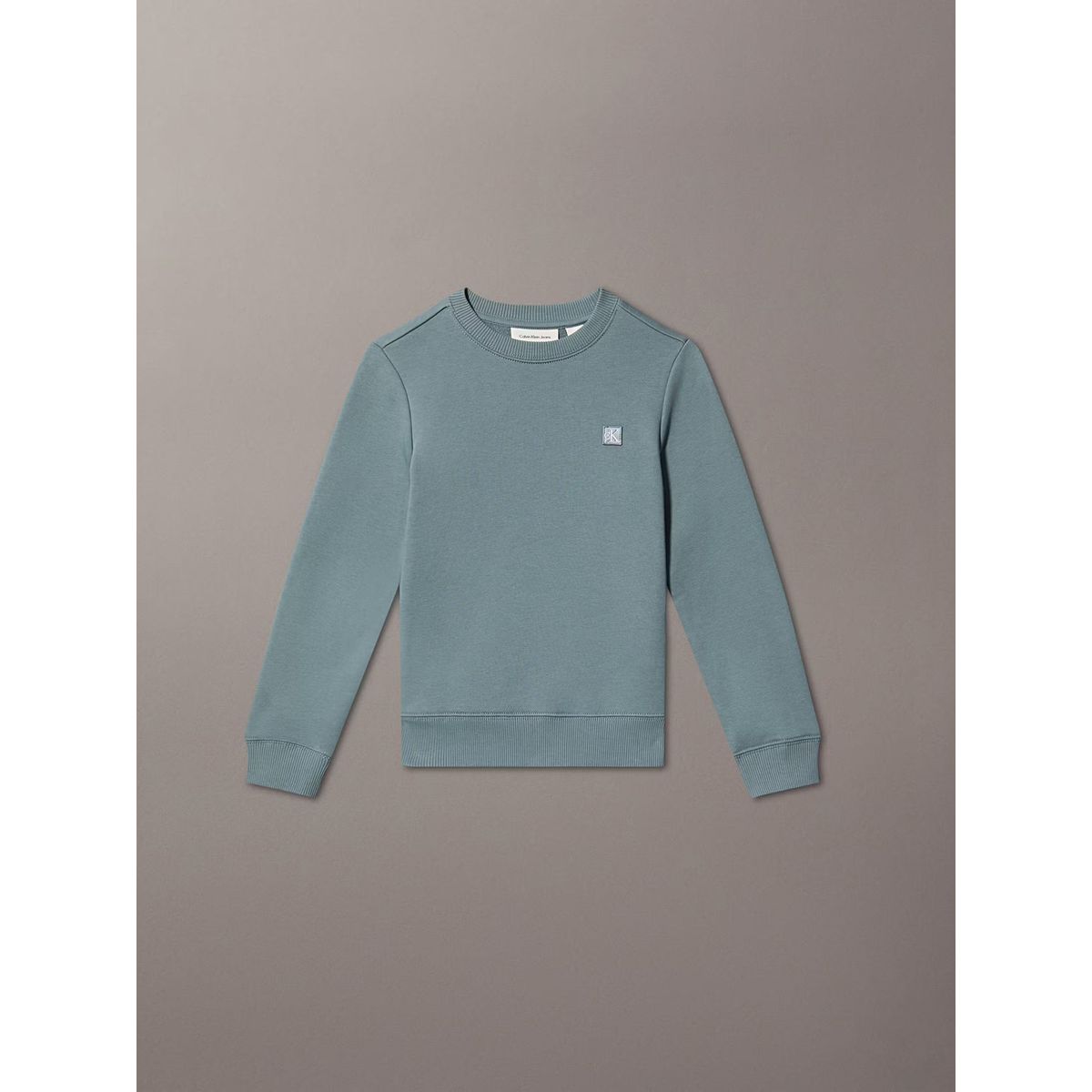 CALVIN KLEIN - Polerón Niño Mono Mini Badge Verde Calvin Klein