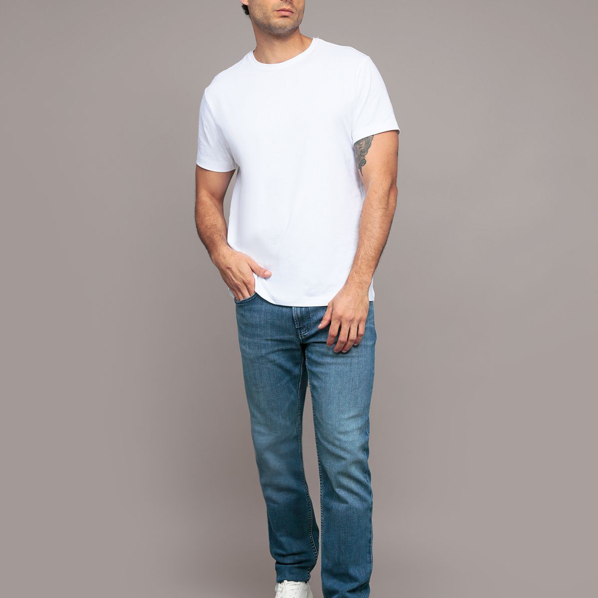 CALVIN KLEIN - Jean Slim Rahway Azul Calvin Klein
