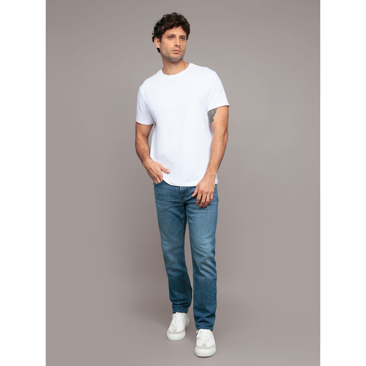CALVIN KLEIN - Jean Slim Rahway Azul Calvin Klein