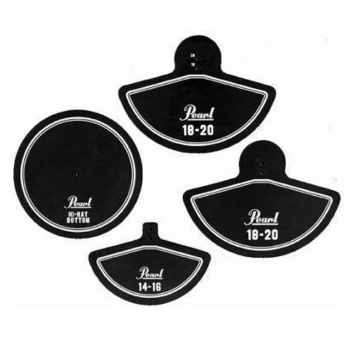PEARL - Pads De Goma Amortiguadores Para Platillos Pearl RP-40C