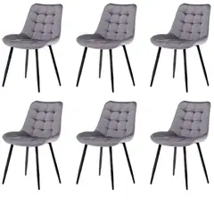 CORI CORI - Pack 6 Sillas Capitonne Top Black