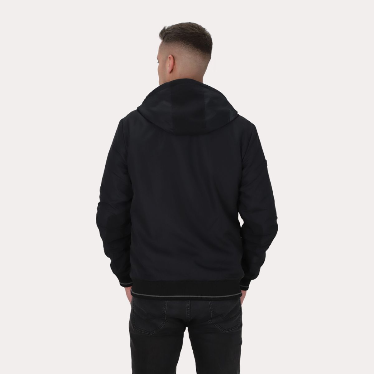 GANGSTER - Cortaviento Reversible Dual Negro Gangster