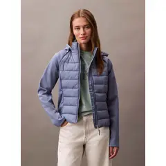 CALVIN KLEIN - Chaqueta Mixed Media Puffer Lila