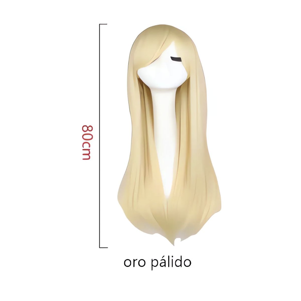 GENERICO - Peluca Ondulado Color Rubio Tonos Muy Naturales