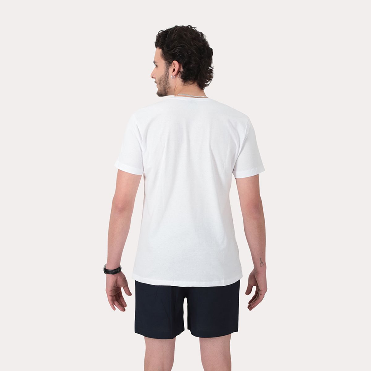 GANGSTER - Polera Mc Basica Mains Blanco Gangster