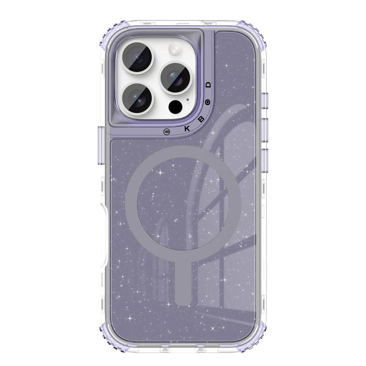 KBOD - Carcasa 360 Magnética De Brillo Kbod Urban Play Metallic Para iPhone 16 Pro Max Lila