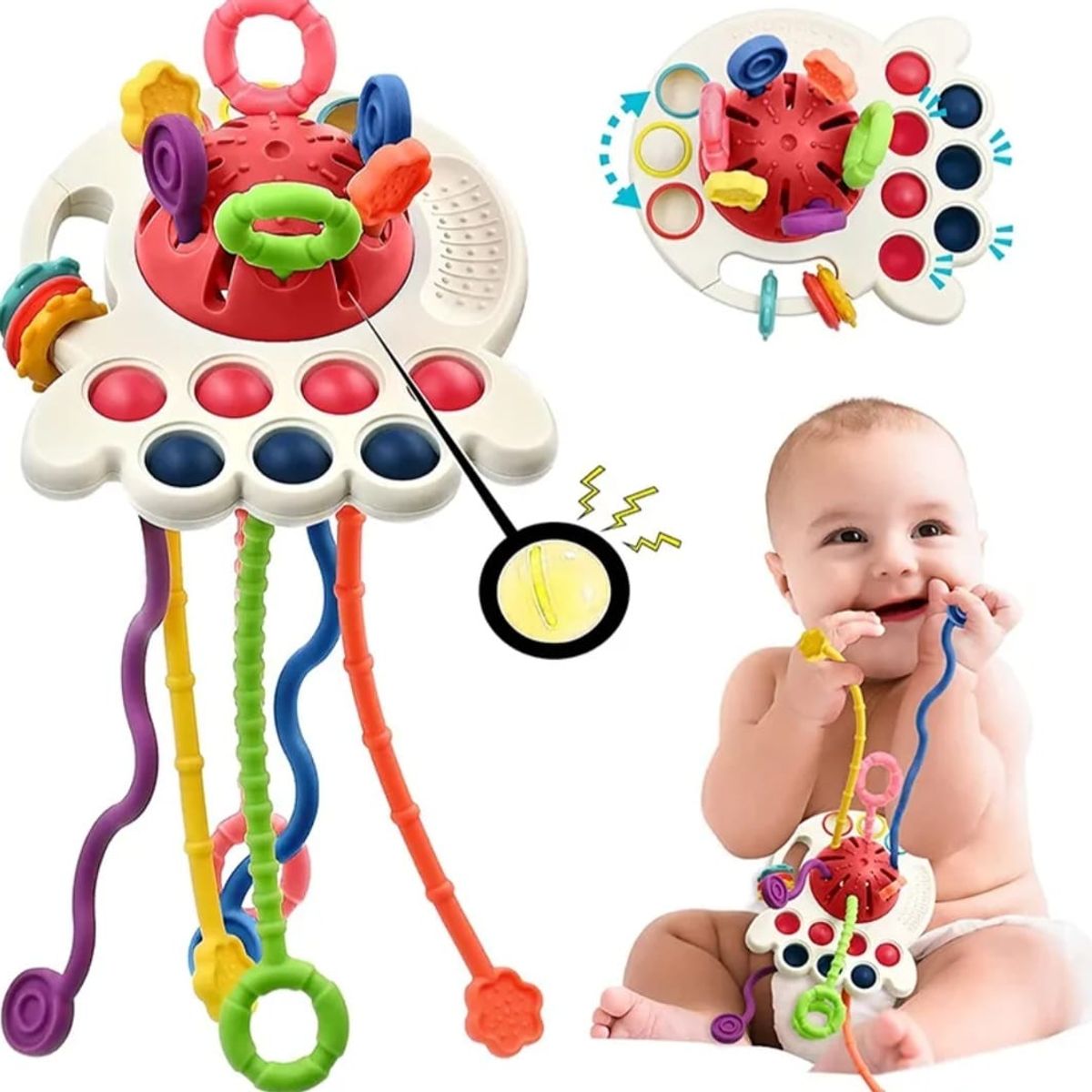 GENERICO - Juego Sensorial Educativo Montessori Silicona