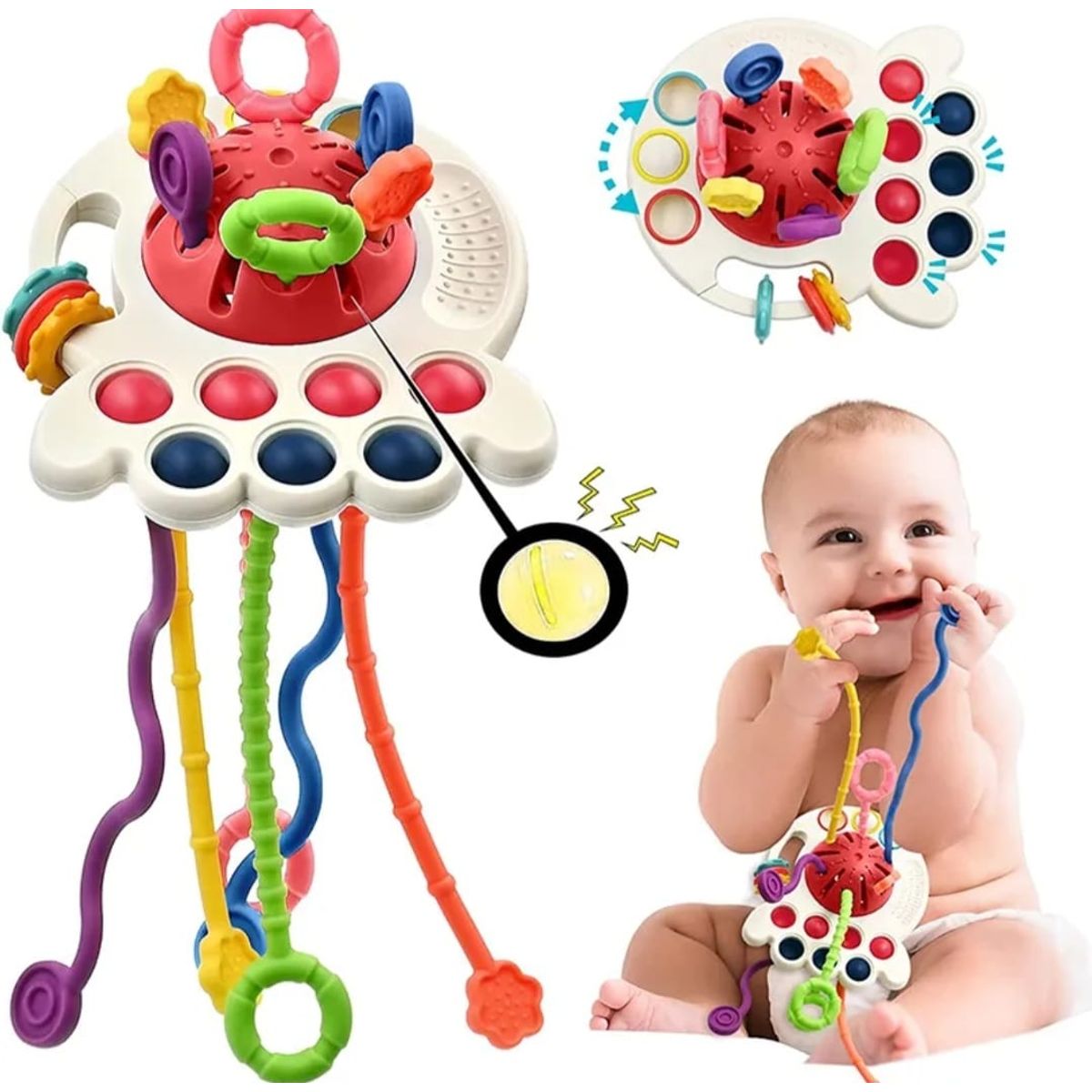 GENERICO - Juego Sensorial Educativo Montessori Silicona