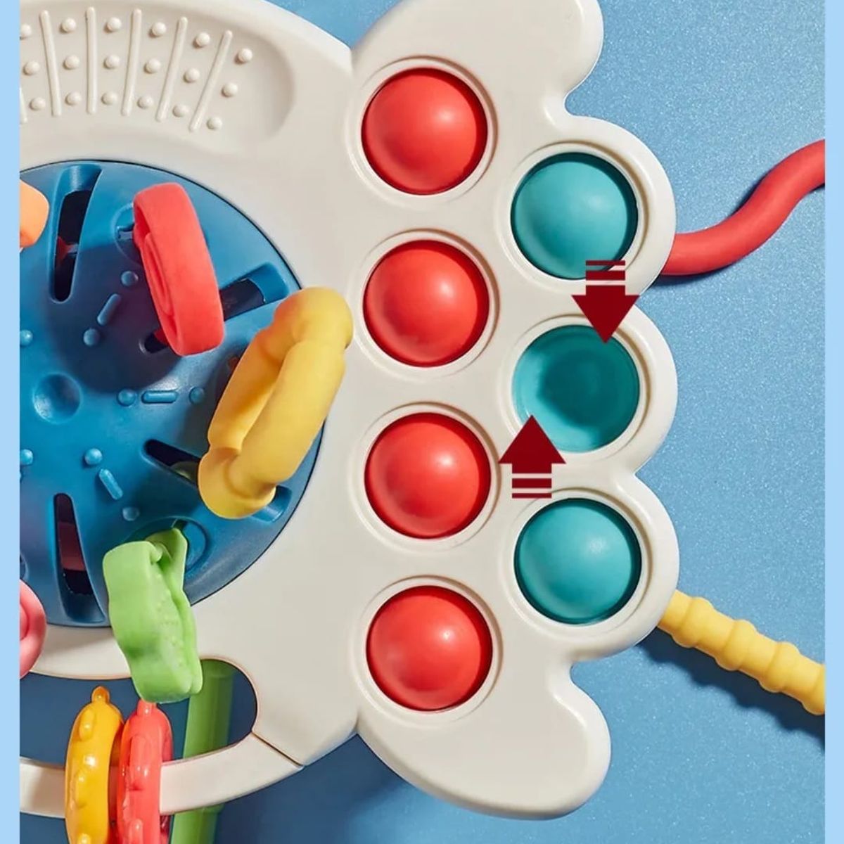 GENERICO - Juego Sensorial Educativo Montessori Silicona