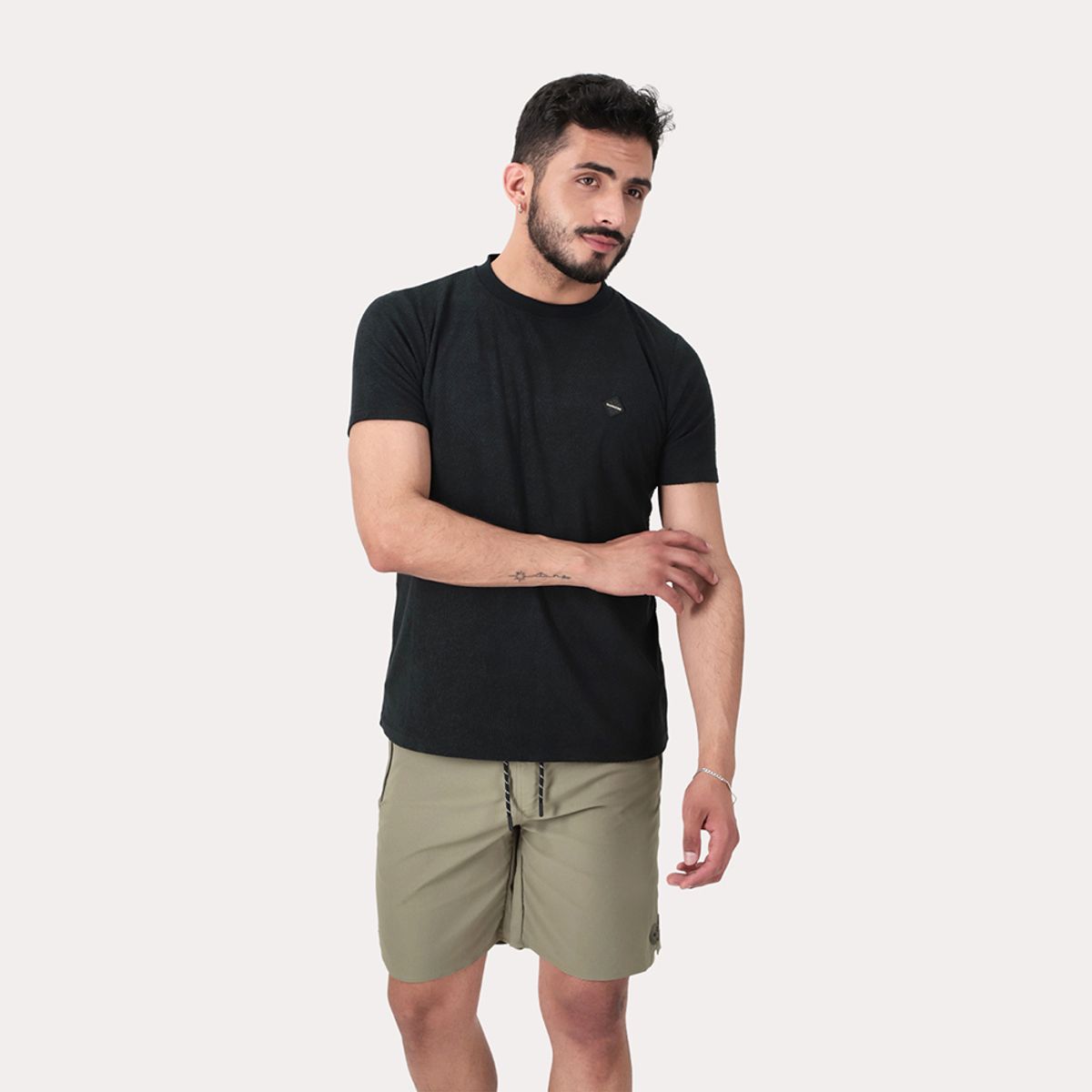 GANGSTER - Polera Mc Jaquard Coney Negro Gangster