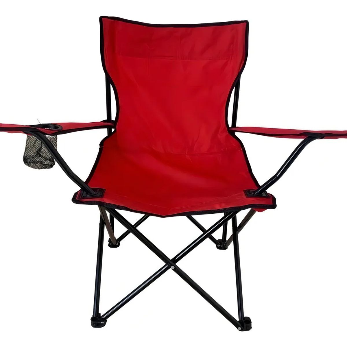 GENERICO - Silla Plegable Con Portavaso y Reposabrazos Silla Jardin Camping Playa.