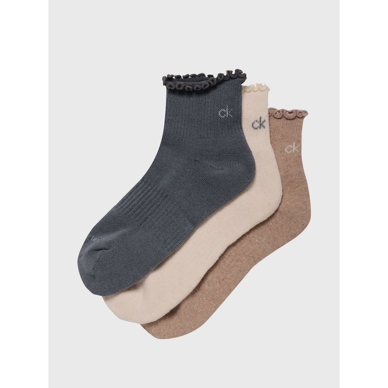 CALVIN KLEIN - Pack 3 Calcetines Cushion Ruffle Multicolor Calvin Klein