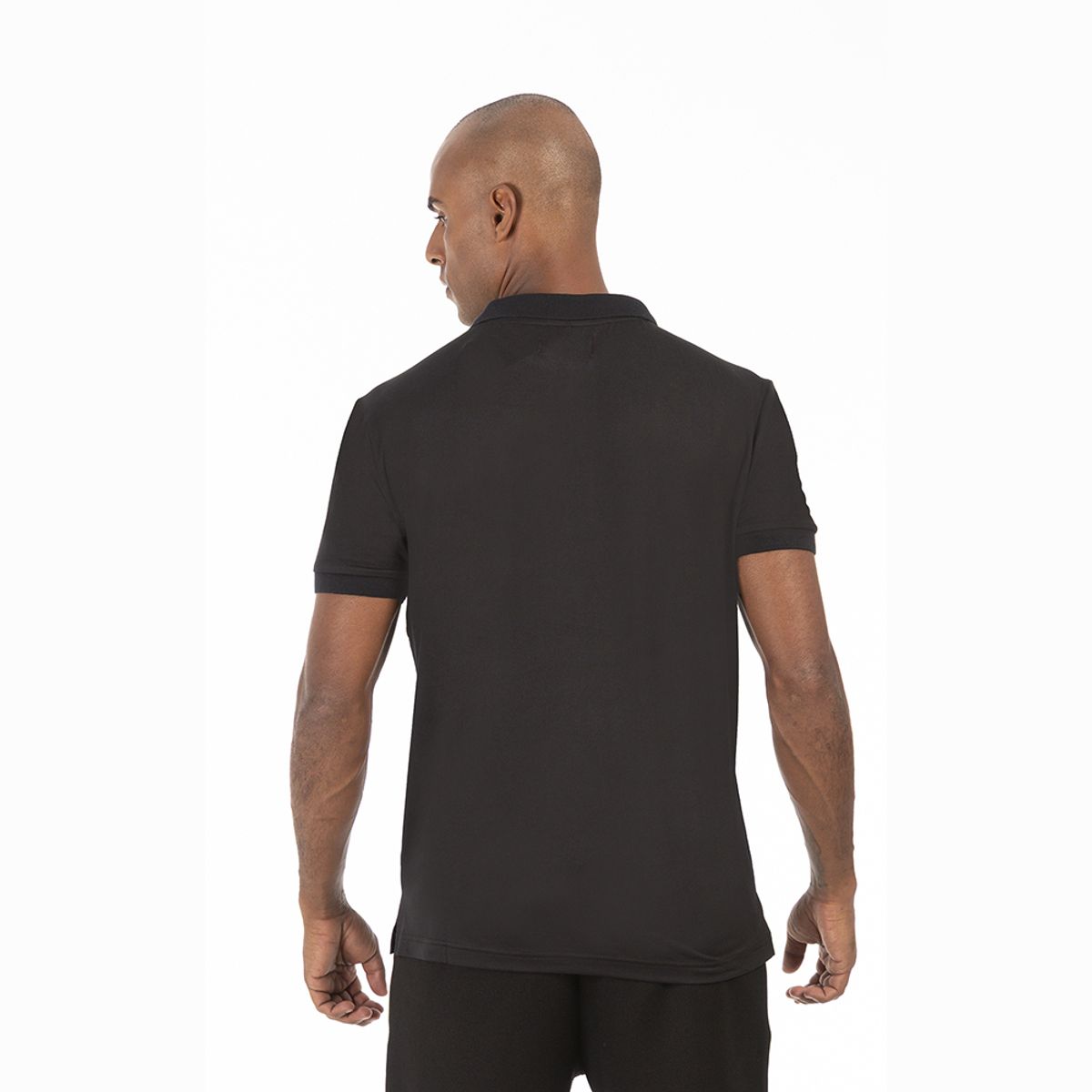 GANGSTER - Polera Polo Halsey Negro Gangster