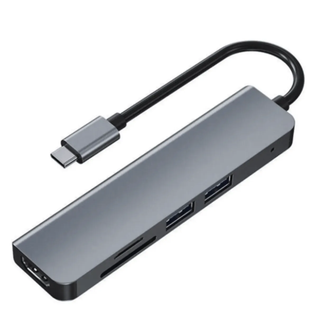 GENERICO - Hub 5 en 1 USB-C - HDMI / 2x USB 3.0 / TF / SD