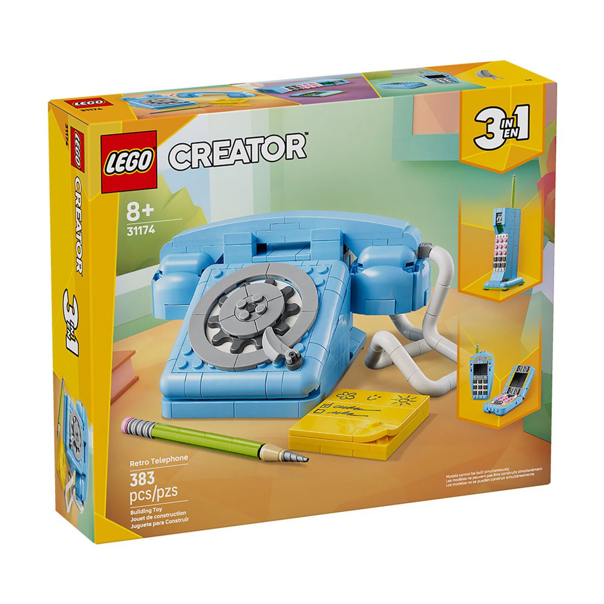 LEGO - LEGO® Creator 3en1 Teléfono Retro (31174)