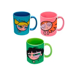 GENERICO - Set 3 Tazas Tazones chicas superpoderosas colores - Monstruatazas