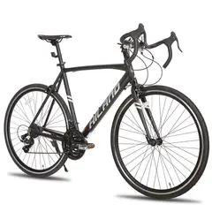 HILAND - Bicicleta Ruta Aro 28 Negro 21 velocidades