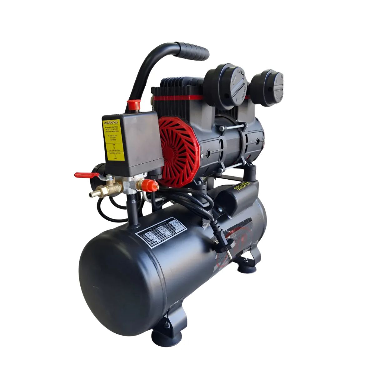 GENERICO - Compresor De Aire 9 Litros Ligero Para Uso Dental Aerógrafo Negro