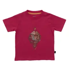 MERRELL - Polera Niña Austral Rosado Oscuro