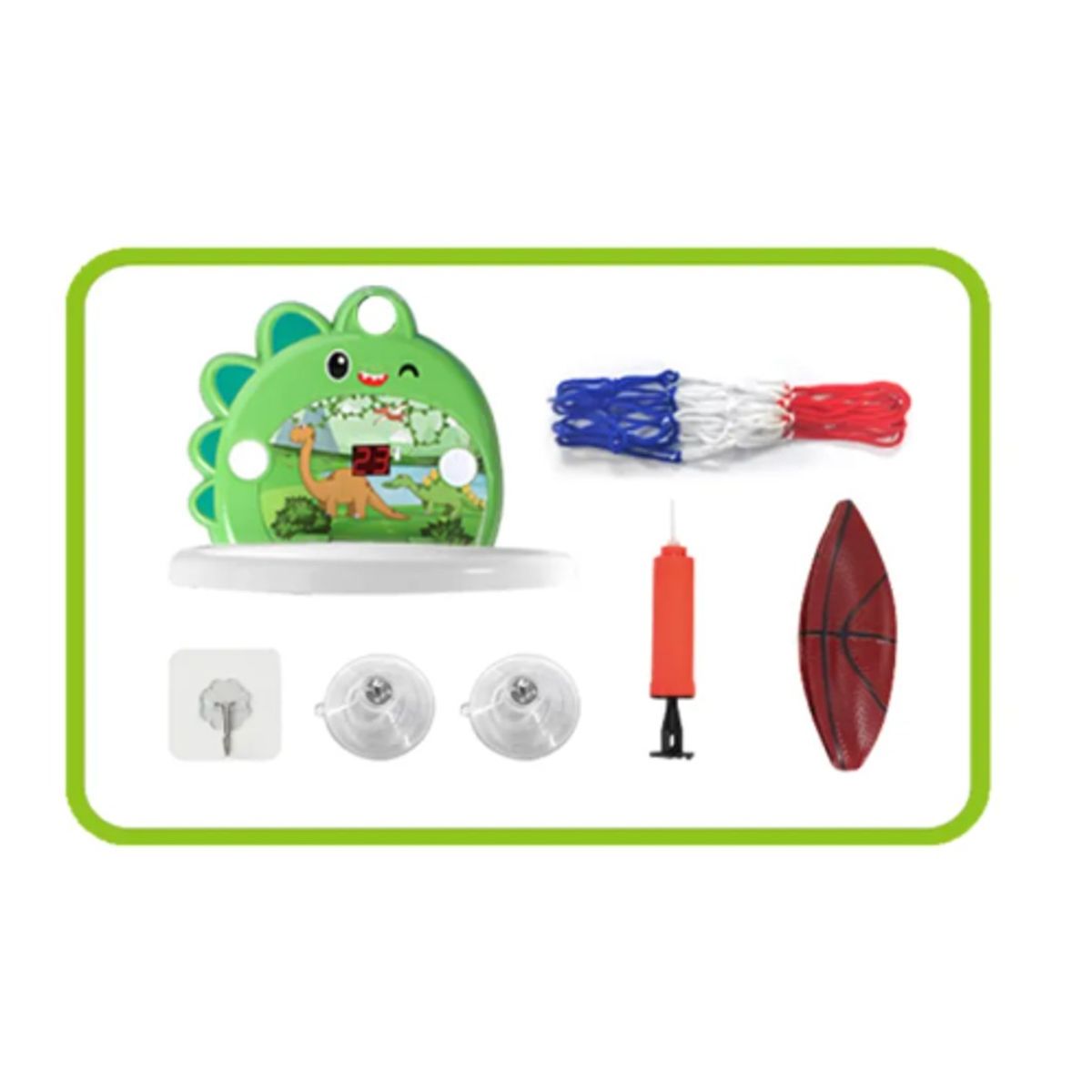 GENERICO - Juguete Mini Aro De Básquet Dinosaurio Con Balón