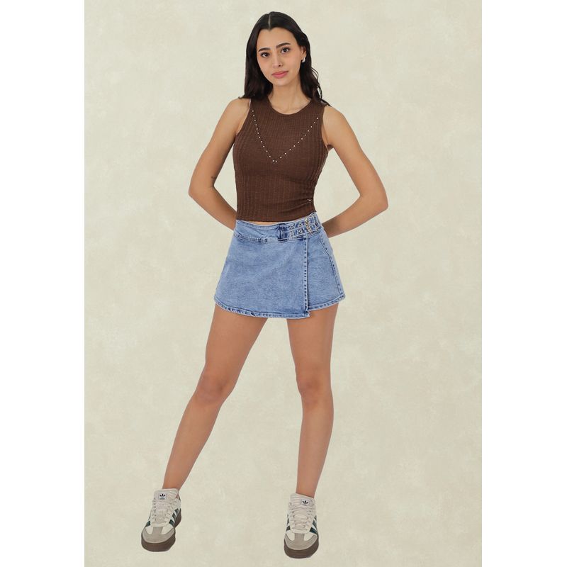 TENTATION - Mini Short Azul Tentation